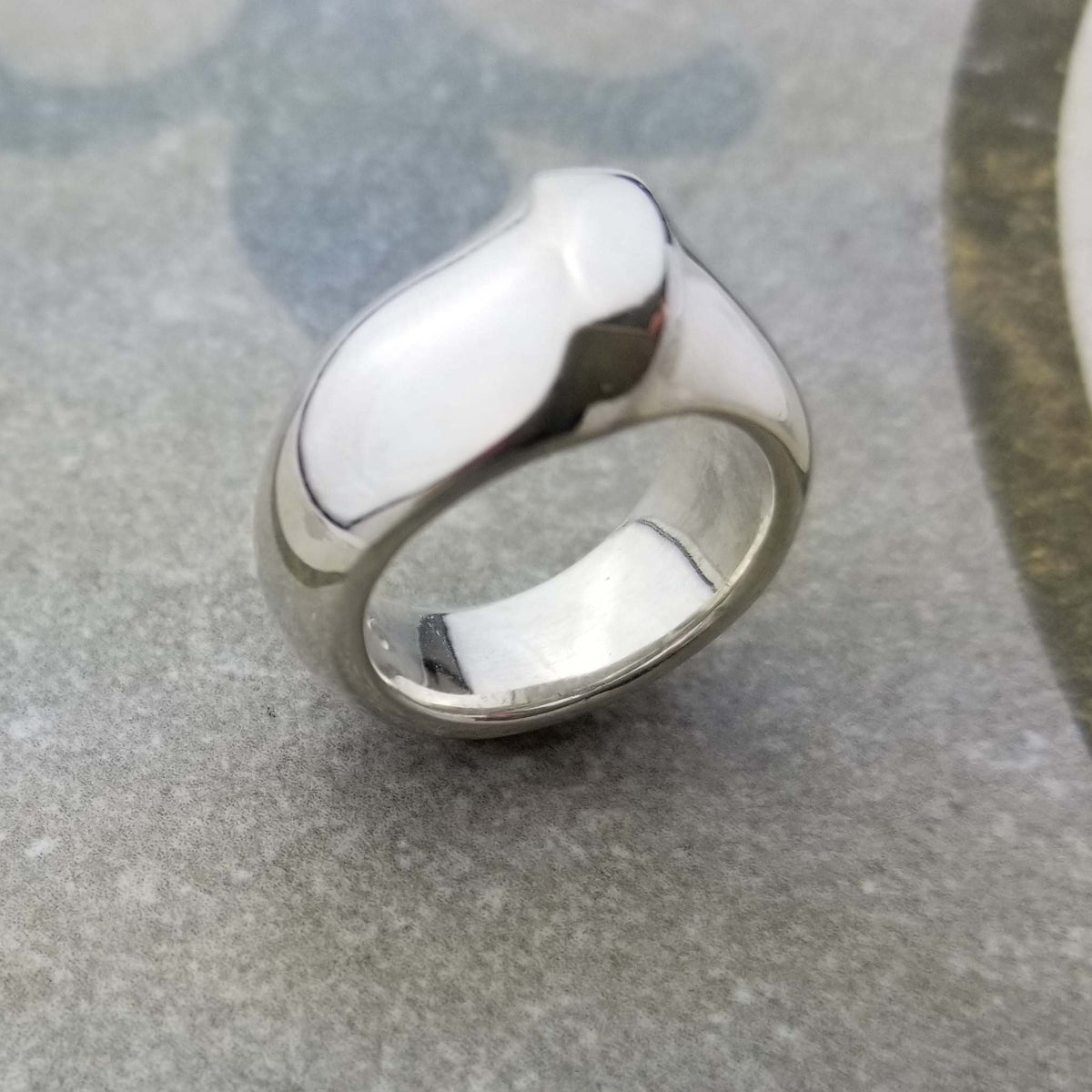 Unique bold love ring
