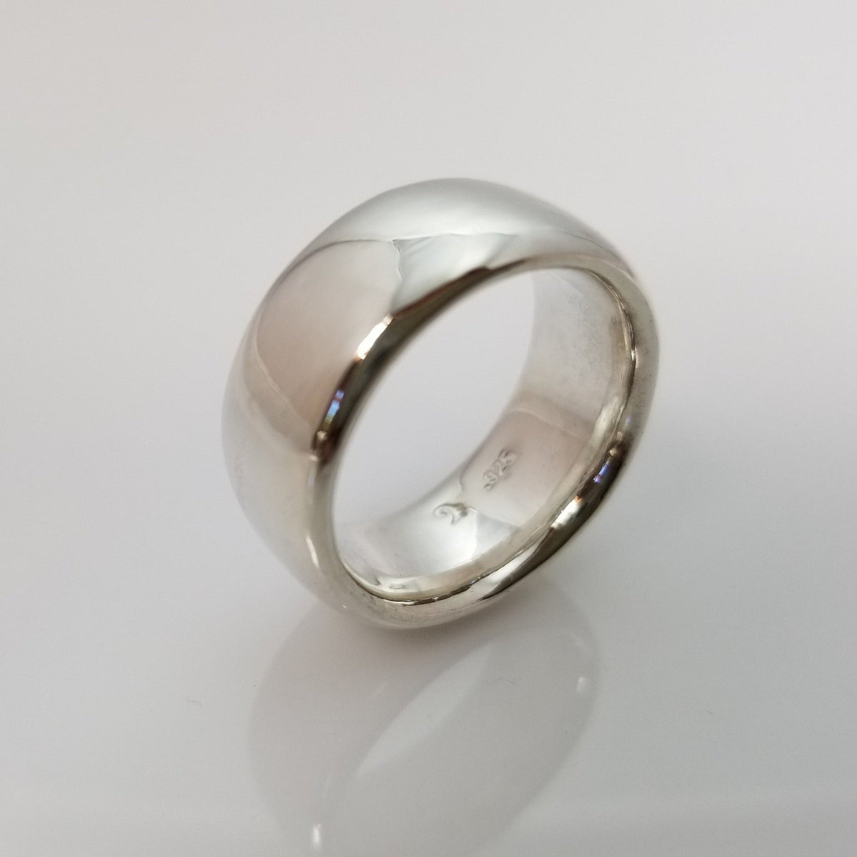 Full Moon Sterling Silver.925 Ring | Wide long walled ring 