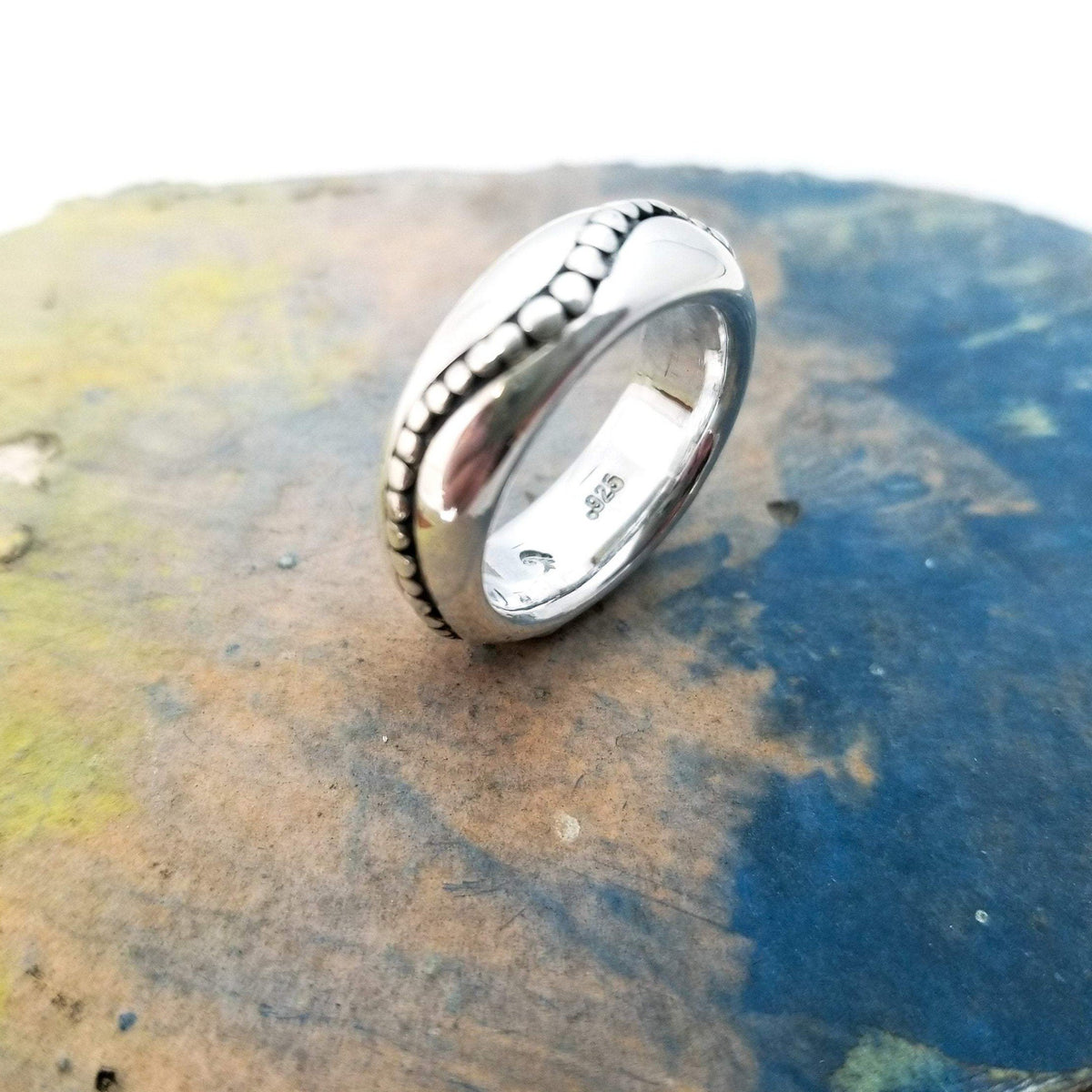 Pebble Ring is a solid Sterling silver.925 | one of kind 
