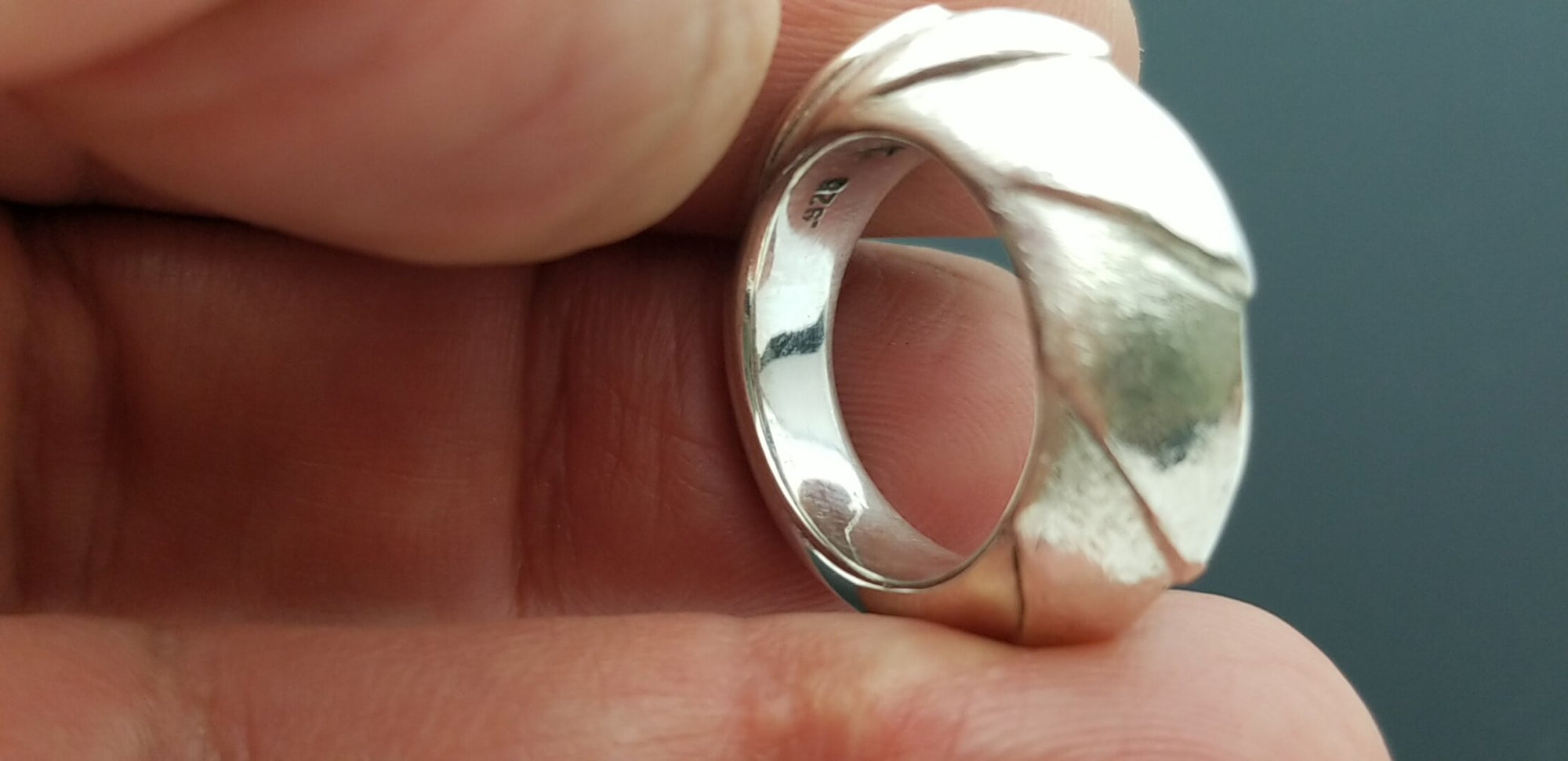 unique silver ring