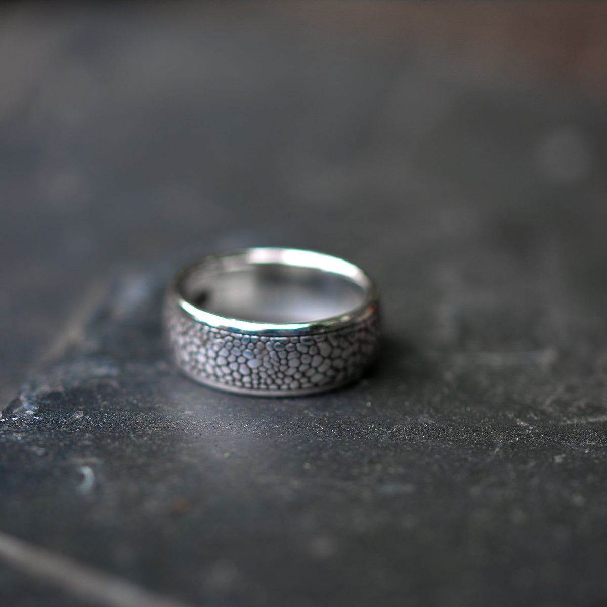 Pebble Beach Silver Ring