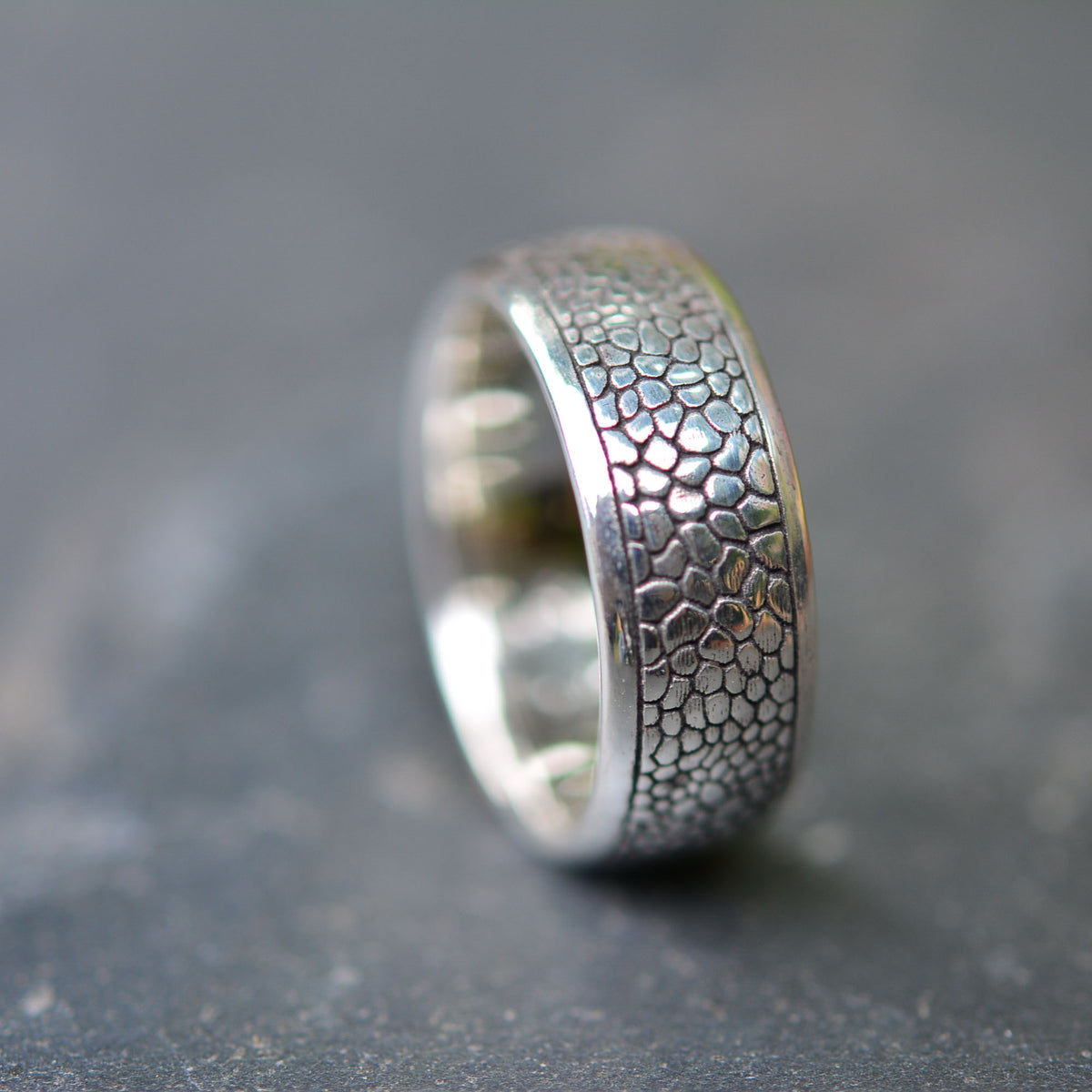 Pebble Beach Silver Ring