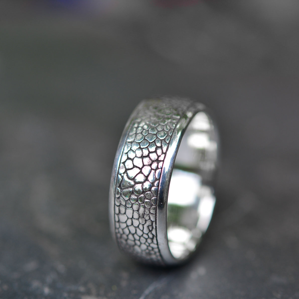 Pebble Beach Silver Ring