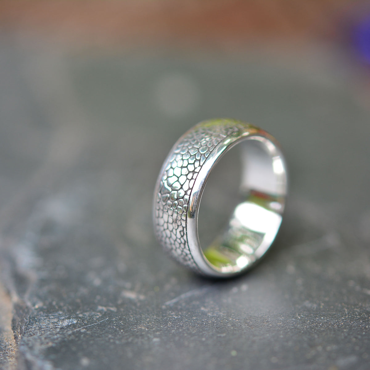 Pebble Beach Silver Ring