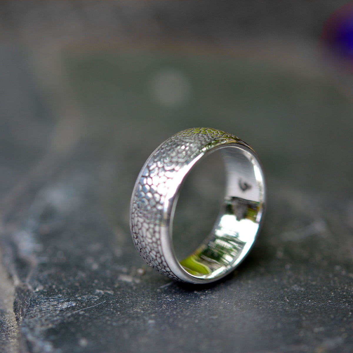 Pebble Beach Silver Ring
