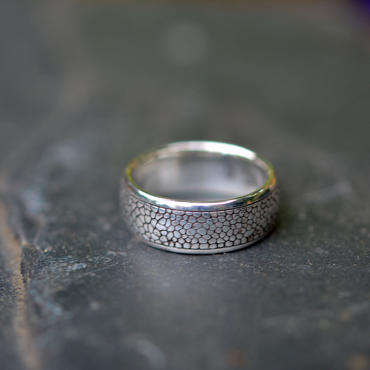 Pebble Beach Silver Ring