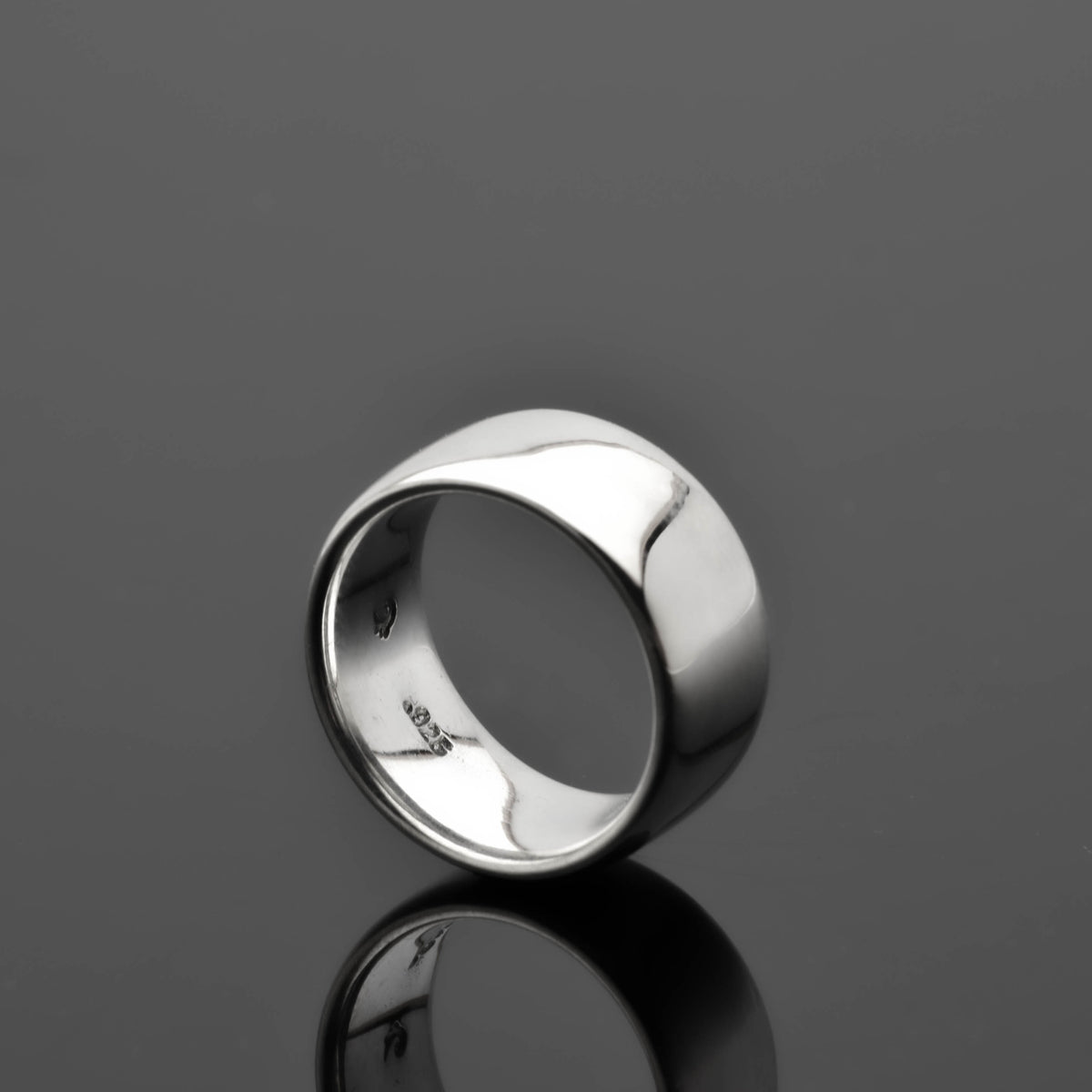 The Sleek and Stylish Sterling Silver Bullet Ring - Nine Amulets 