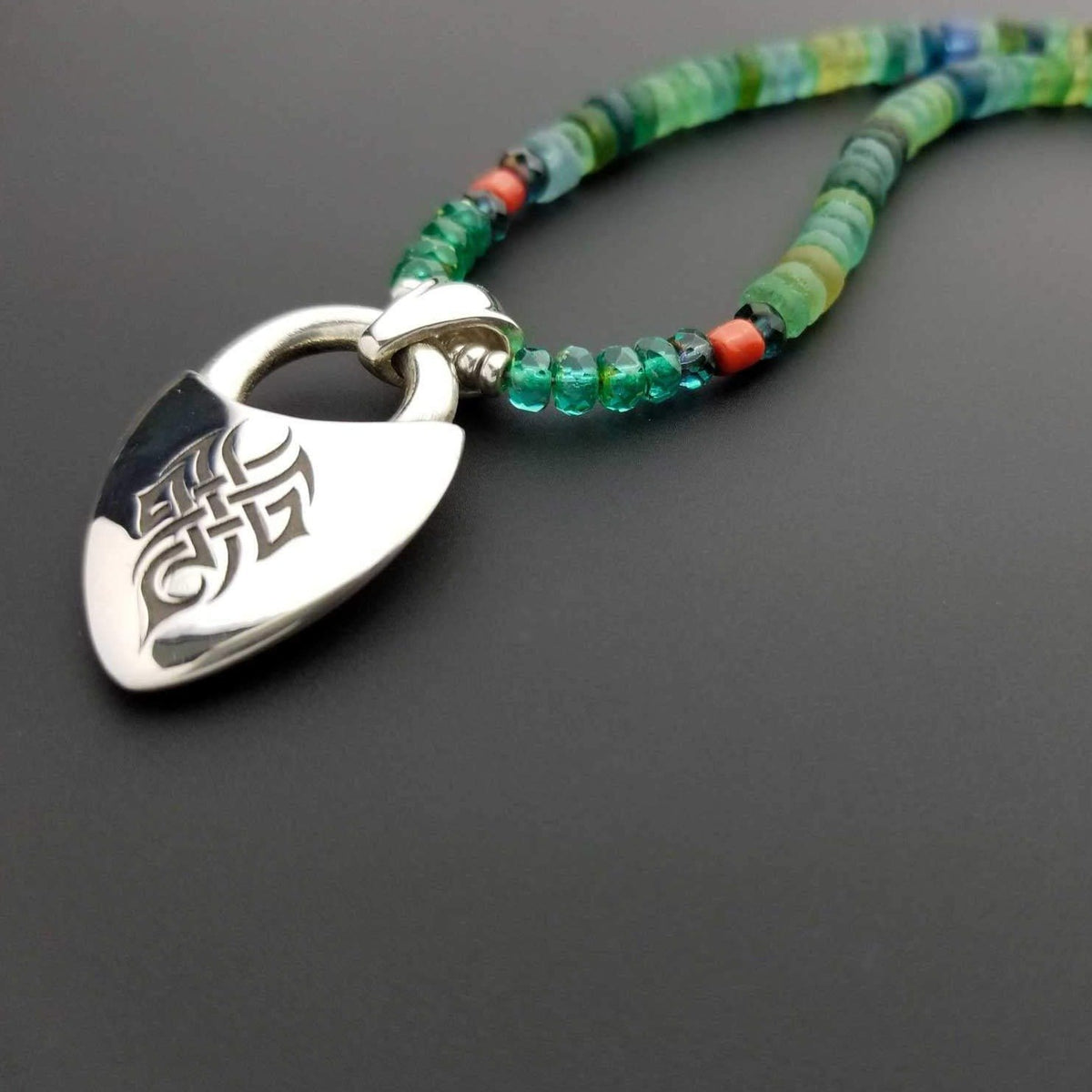 Irish design silver locket 