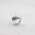 Handmade Bold Silver Five Loop Ring: High Impact Deep Art Jewelry - Nine Amulets 