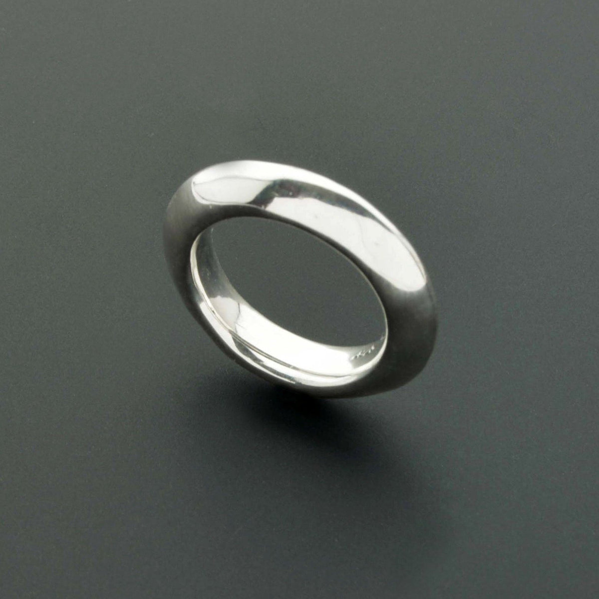 Large tall sterling silver ring