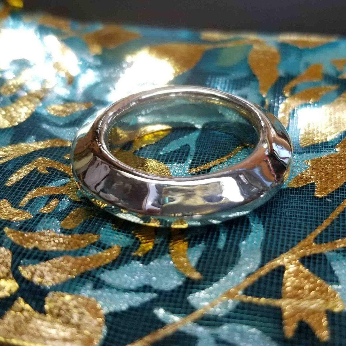 Warrior Disk I: Bold Attitude and Artistic Flair in a Thick, Attractive Sterling Silver Ring - Nine Amulets 