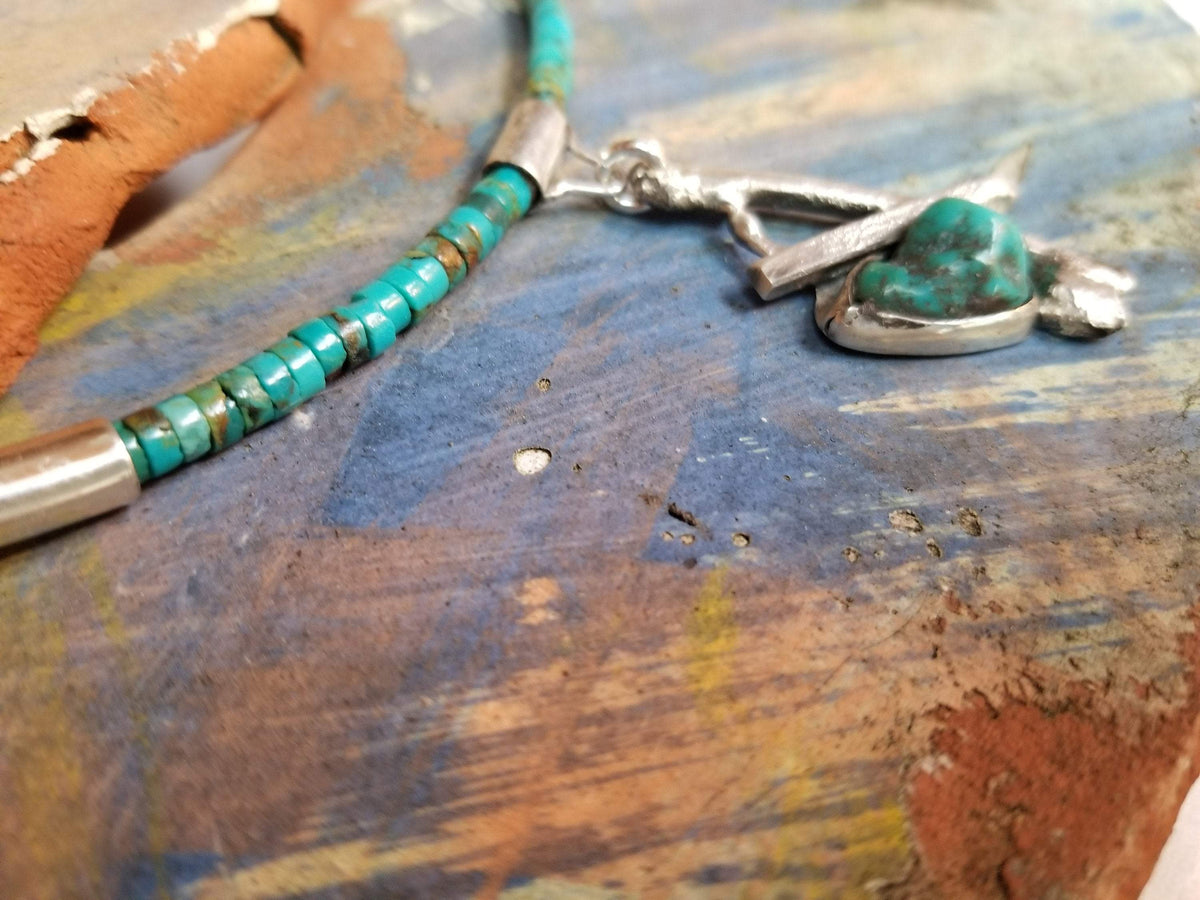 Turquoise one of a kind choker