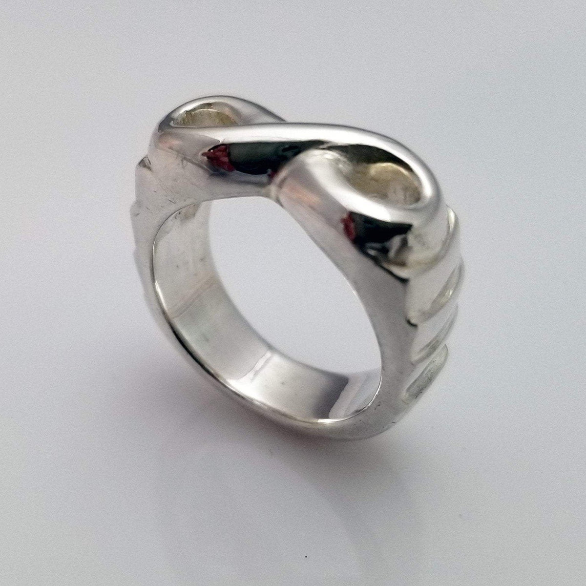 Sterling silver infinity ring