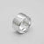 "Echoes of Elegance: The Artisanal Sterling Silver Tube Ring - An Unparalleled Blend of Style, Substance, and Svelte Craftsmanship" - Nine Amulets 
