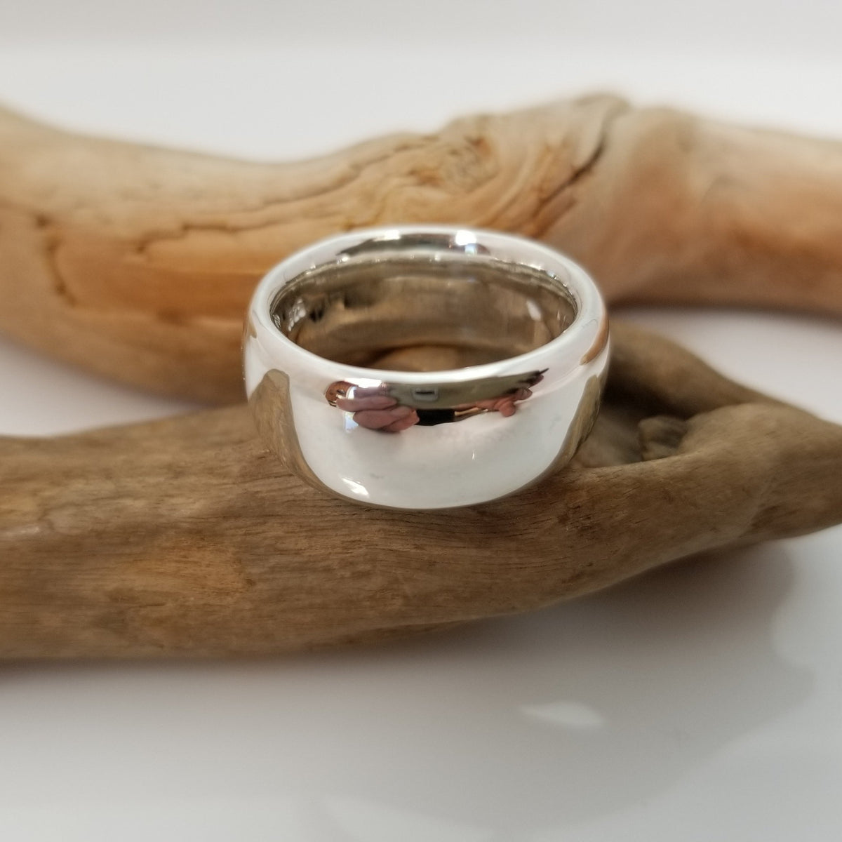 Full Moon Sterling Silver.925 Ring | Wide long walled ring 
