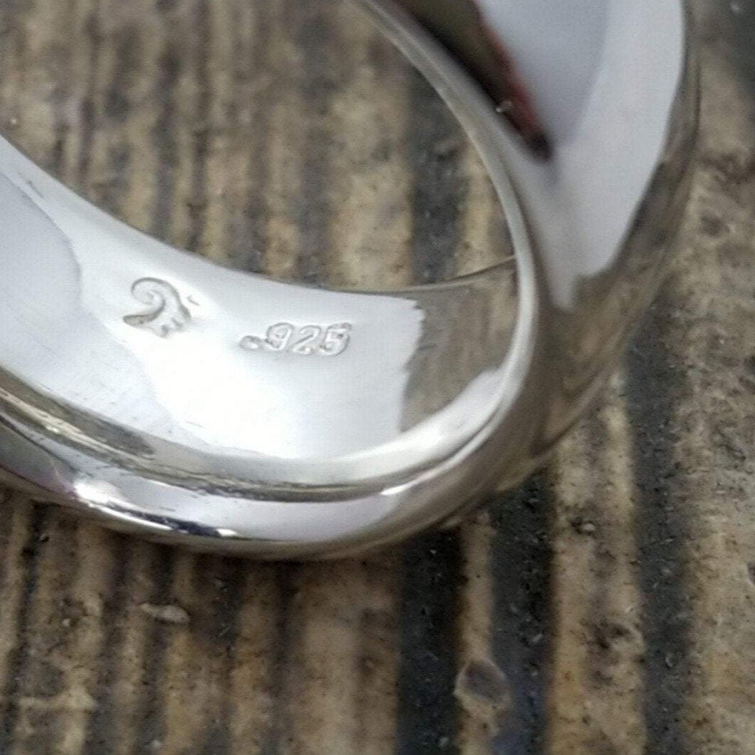 Full Moon Sterling Silver.925 Ring | Wide long walled ring 