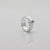 Rings of Joy. Silver Organic Ring With an Unique Hand Made Design - Nine Amulets 