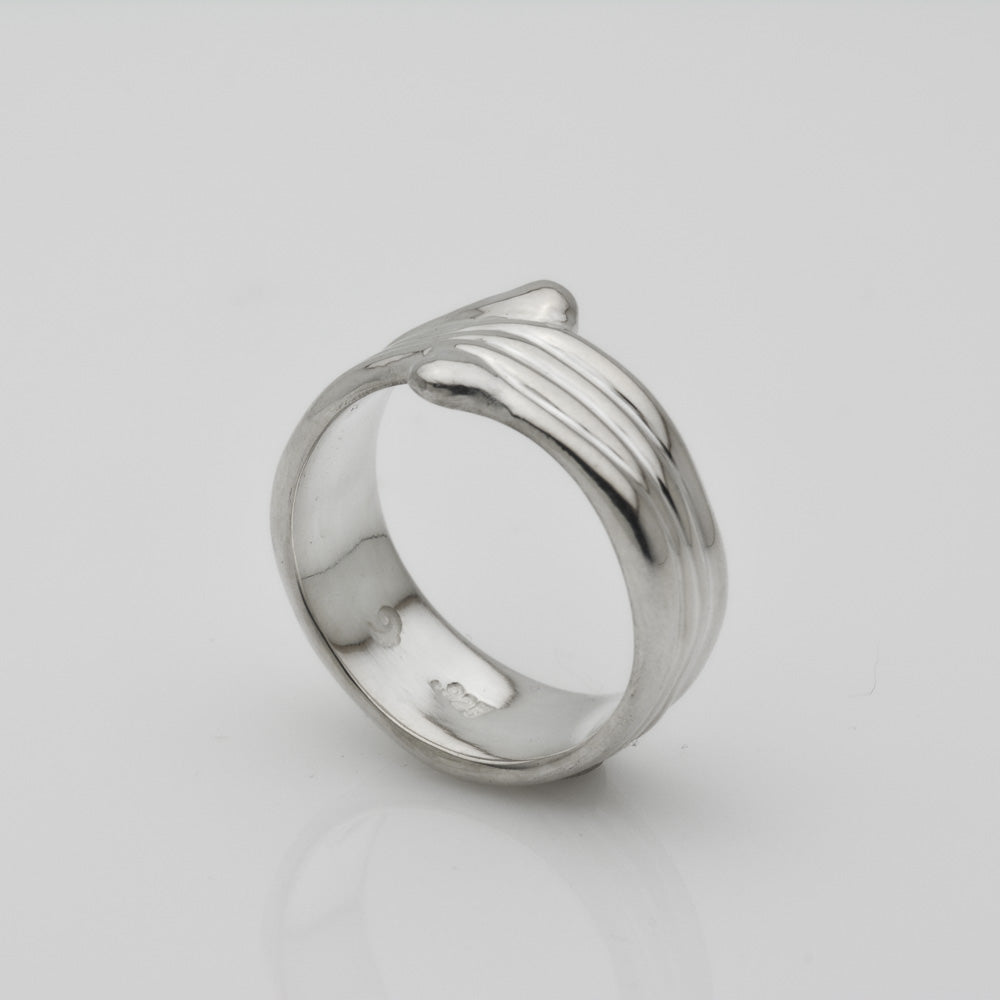 Rings of Joy. Silver Organic Ring With an Unique Hand Made Design - Nine Amulets 