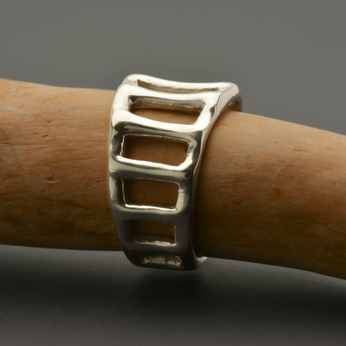 Bridges Ring: A Striking Sterling Silver Art Design that Enchants - Nine Amulets 