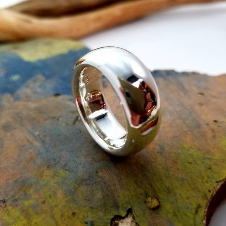 Super Fat Moon Ring | Sterling Silver.925 and Fine 