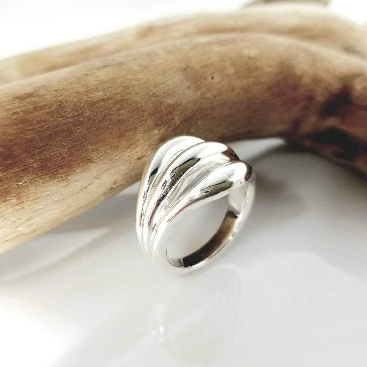 Florence sterling silver ring