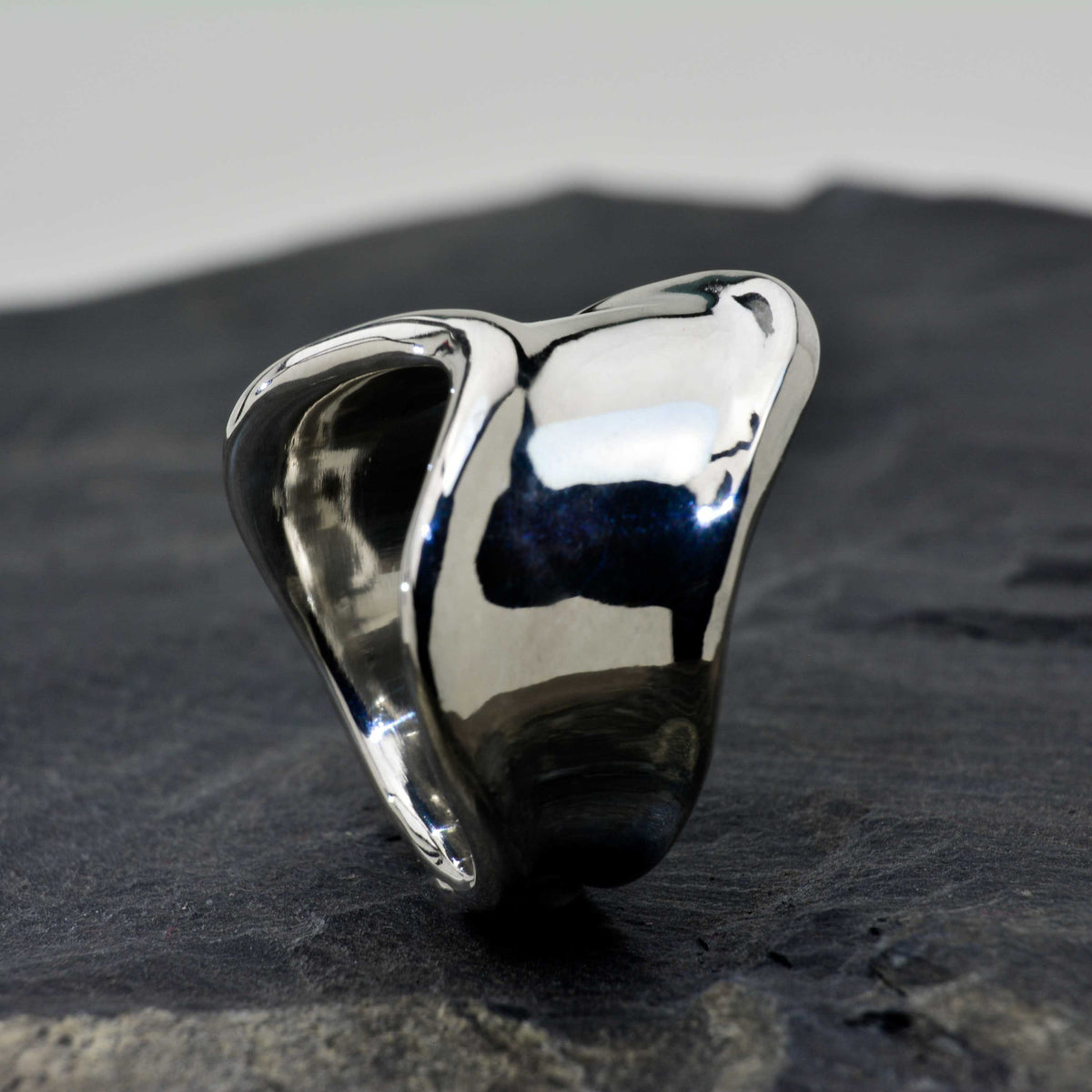 Evolution Ring Bold Beauty: En tyk og kunstnerisk ring med et fantastisk design