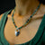 Celtic Creation in Sterling Silver and Lucky Charm Amulet with Roman Glass Bead Necklace - Nine Amulets 