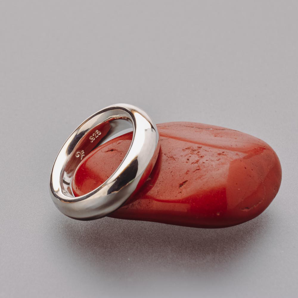 Bold and Beautiful: Artist-Created Fat Moon Ring with Smooth, Comfortable Design - Nine Amulets 