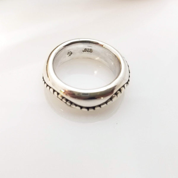 Pebble Design Ring in Solid Sterling Silver | Artful Simplicity ...