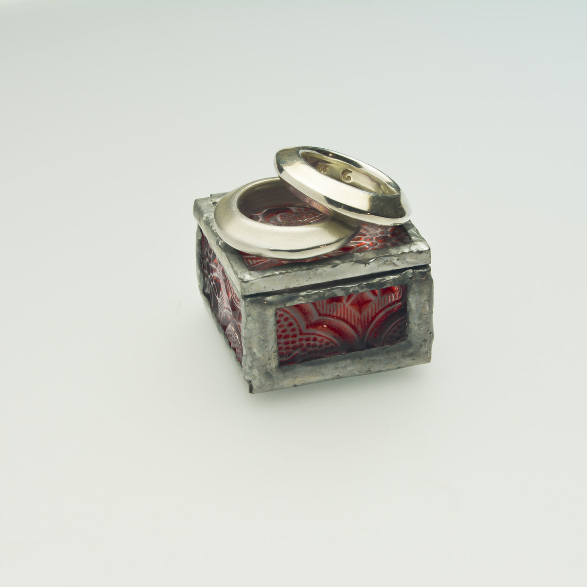 Warrior Disk Ring in sterling silver | edgy | a thick band 
